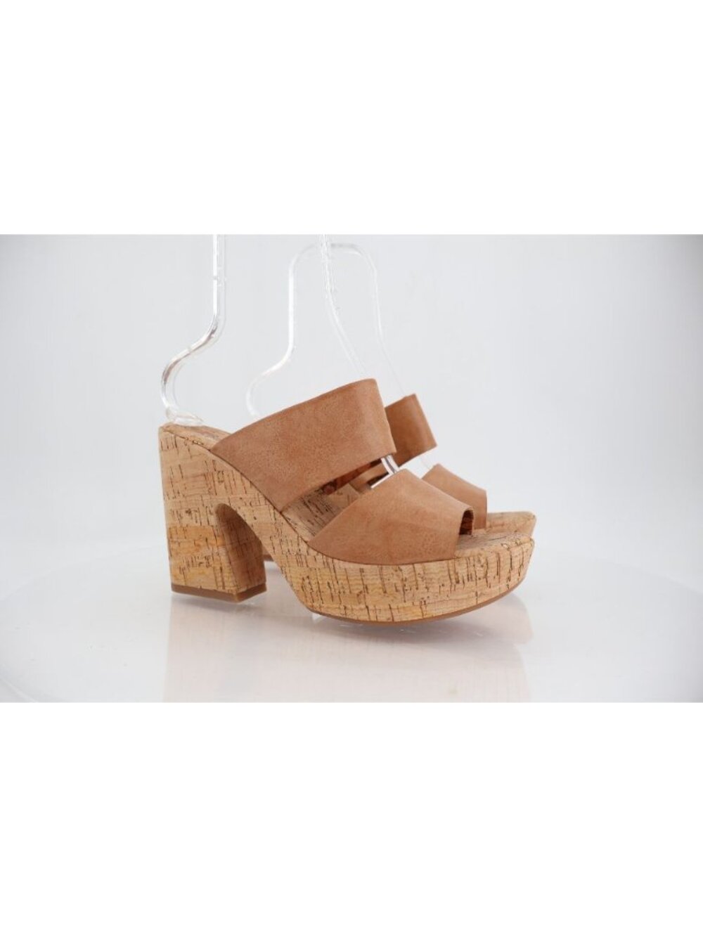 Korks Kork Ease Dezi Sandals Platform Brown Vegan Strappy Chunky Heel Size 11